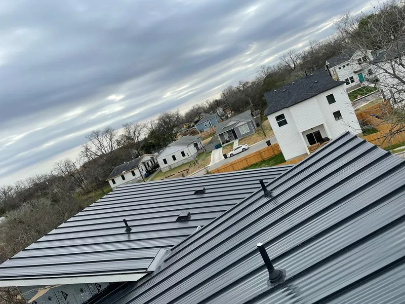 Standing seam metal roof panels with vents for Skylight Repair in Montrose-Ghent